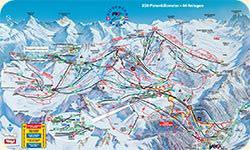 Das Skigebiet Samnaun - Ischgl